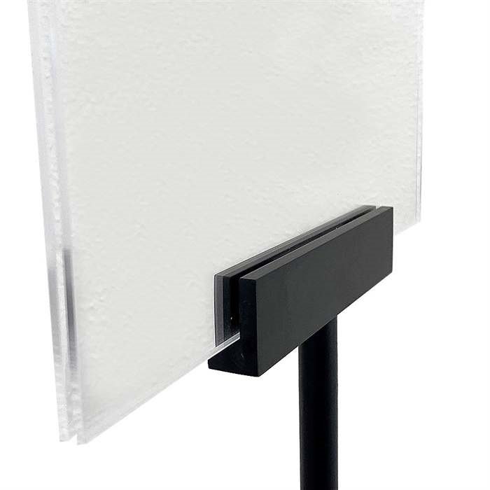Design Stand, bordsskylt med akrylhållare vertikal A4, svart #4