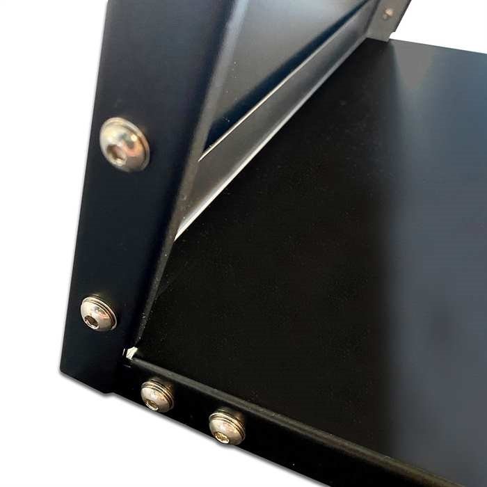 Design Stand broschyrhållare i stål A4/M65 med 6/12 fickor, svart #7