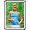 Alu snäppramar Rondo - 32 mm - 70x100 cm - silver #1