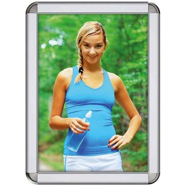 Alu snäppramar Rondo - 32 mm - 70x100 cm - silver #1