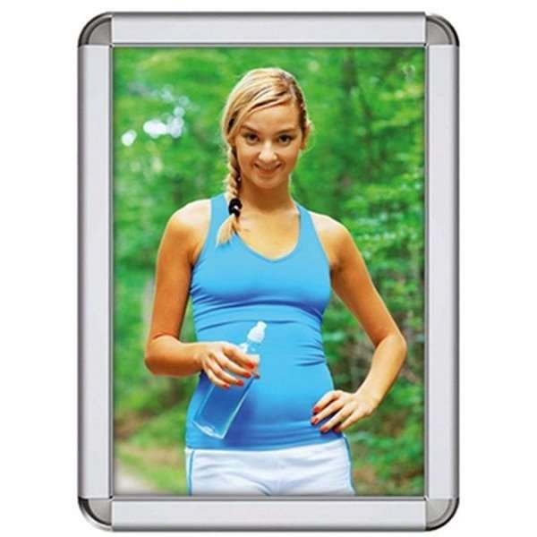 Alu snäppramar Rondo - 32 mm - 50x70 cm - silver #1