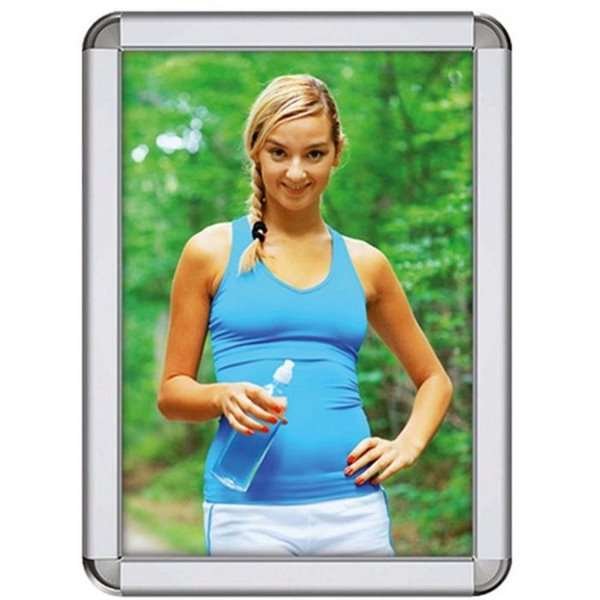 Alu snäppramar Rondo - 32 mm - 50x70 cm - silver #6