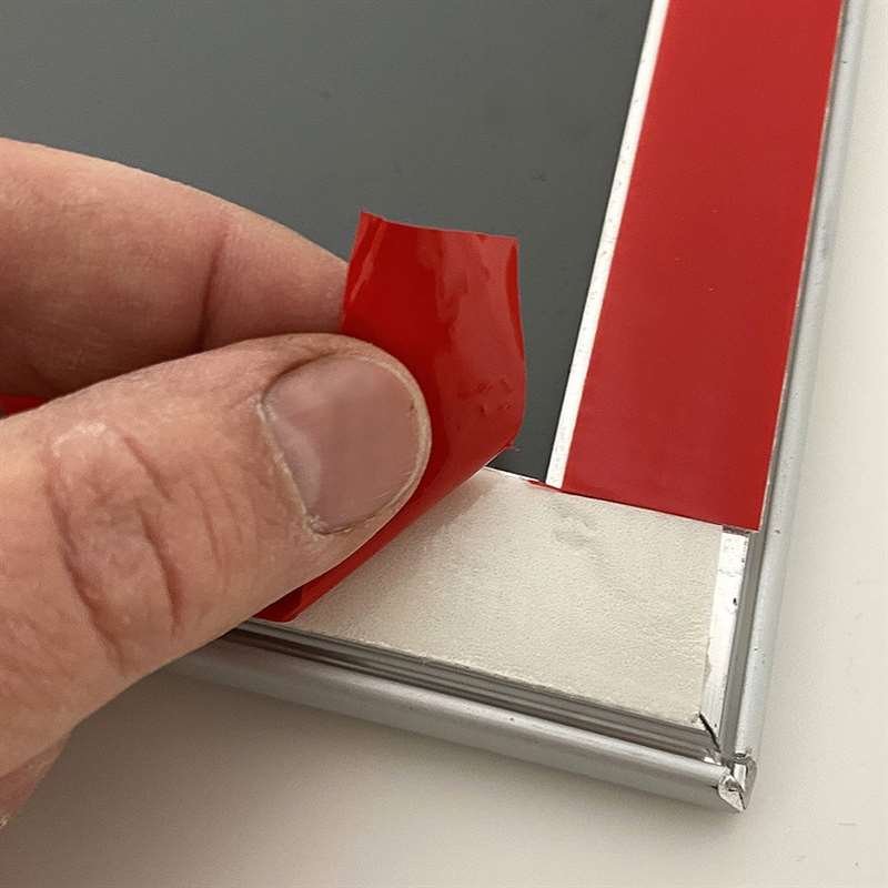snäppramar Fast-Fix, alu/silver, 25 mm, A4 #2