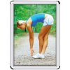 Alu snäppramar Rondo - 25 mm - 70x100 cm - silver #1