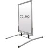 Wind-Line Basic Trottoarpratare - 70x100 cm - silver #1