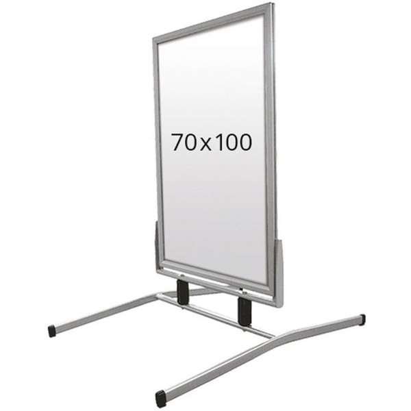 Wind-Line Basic Trottoarpratare - 70x100 cm - silver #1