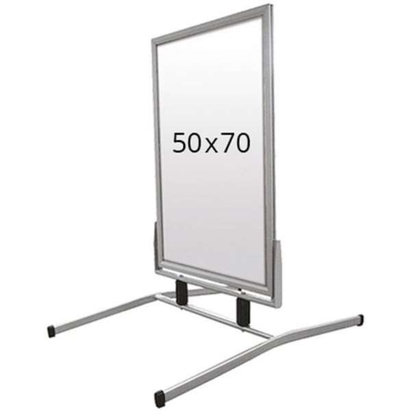 Wind-Line Basic Trottoarpratare - 50x70 cm - silver #1