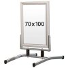 Wind-Line Lux Trottoarpratare - 70x100 cm - silver #1