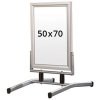 Wind-Line Lux Trottoarpratare - 50x70 cm - silver #1