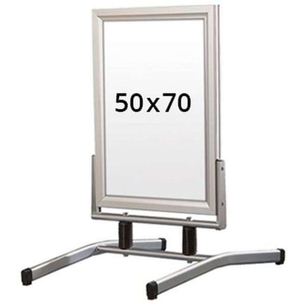Wind-Line Lux Trottoarpratare - 50x70 cm - silver #1