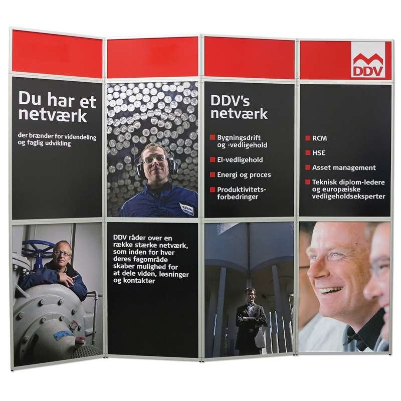 Expo Wall utställningsvägg, 4 sektioner, 292 x 239 cm #9