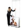Flex Roll-up, dubbelsidig, alu/silver, 100 x 230 cm, med väska #9