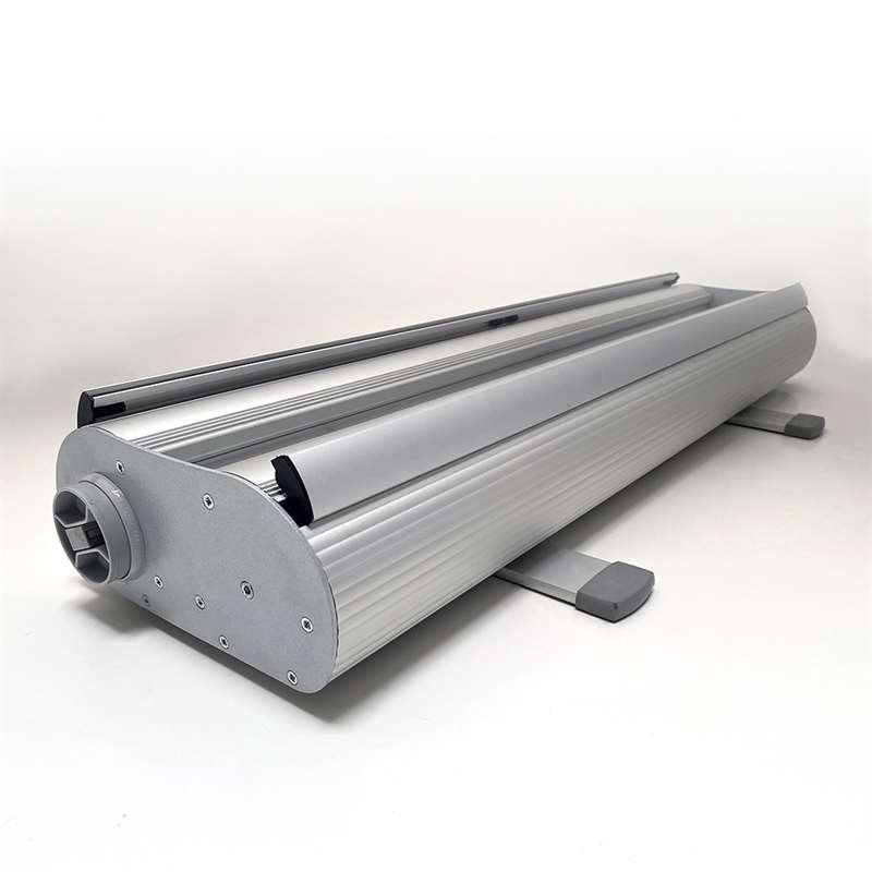 Flex Roll-up, dubbelsidig, alu/silver, 100 x 230 cm, med väska #3