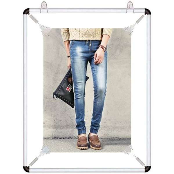 Posterbår Affischram dubbelsidig - 70x100 cm - silver #1