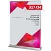 Mega Roll-up enkelsidig - 320x250 cm - silver #1
