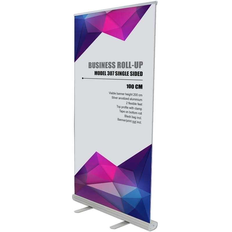 Business Roll-up, enkelsidig, 100 cm, alu #1