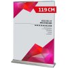 Mega Roll-up enkelsidig - 120x250 cm - silver #1