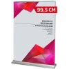 Mega Roll-up enkelsidig - 100x250 cm - silver #1