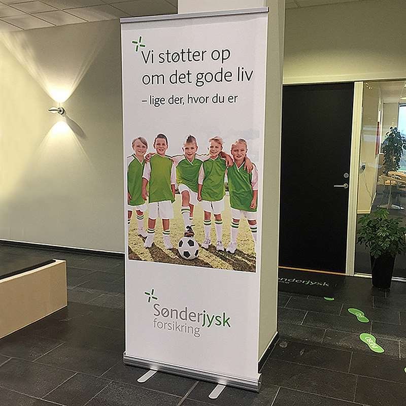 Basic Roll-up enkelsidig - 85x200 cm - silver #14