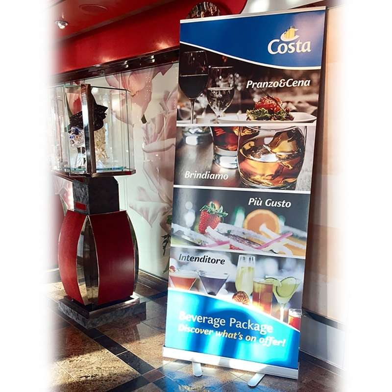 Basic Roll-up enkelsidig - 85x200 cm - silver #13