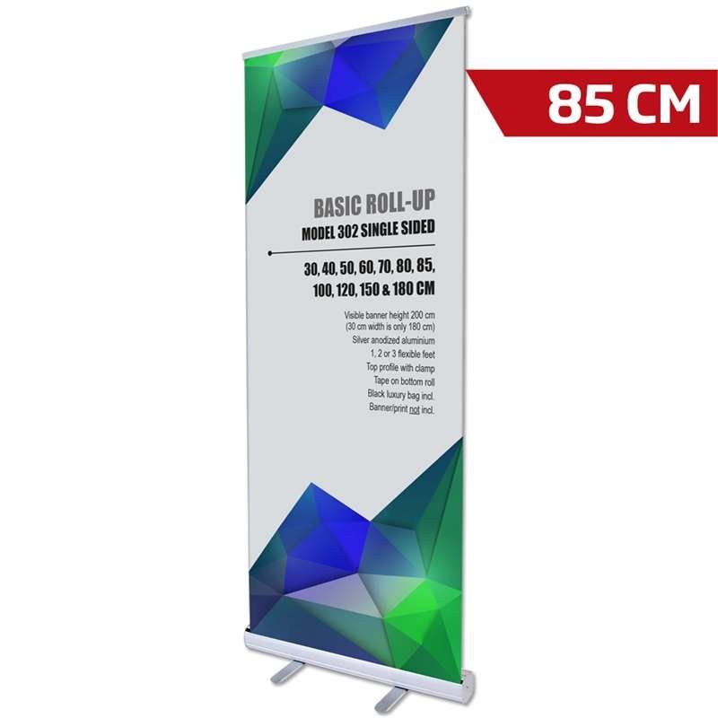 Basic Roll-up enkelsidig - 85x200 cm - silver #1