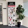 Basic Roll-up enkelsidig - 40x200 cm - silver #10