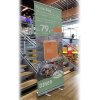 Budget Roll-up enkelsidig - 85x200 cm - silver #9