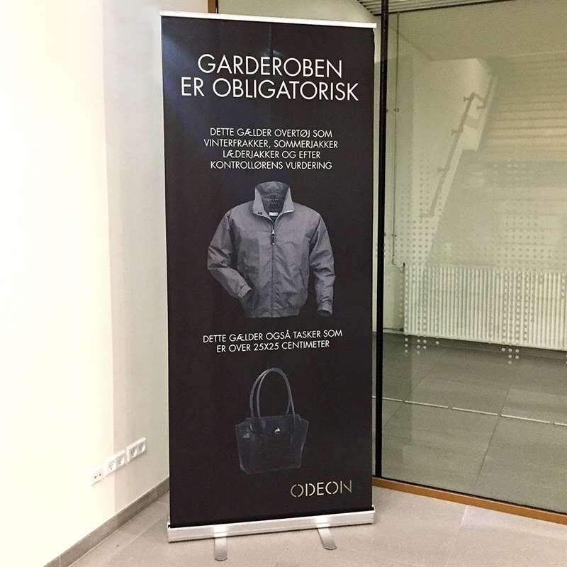 Eco Roll-up enkelsidig - 85x200 cm - silver #12