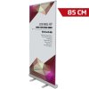 Eco Roll-up enkelsidig - 85x200 cm - silver #1
