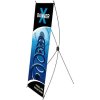 X-Banner 55x150cm utan banderoll och tryck - Svart #1