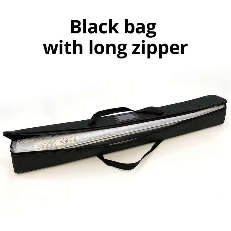 Eco Roll-up kassett 85 cm - aluminium - stark väska m/ lång dragkedja + enkellåda #2