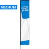 Beachflagga, Outdoor Square Flagga, Medium, stangsystem #9