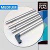 Beachflagga, Outdoor Square Flagga, Medium, stangsystem #1