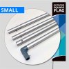 Beachflagga, Outdoor Square Flagga, Liten, stangsystem #1