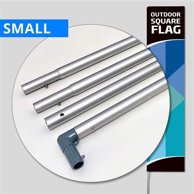 Beachflagga, Outdoor Square Flagga, Liten, stangsystem #1