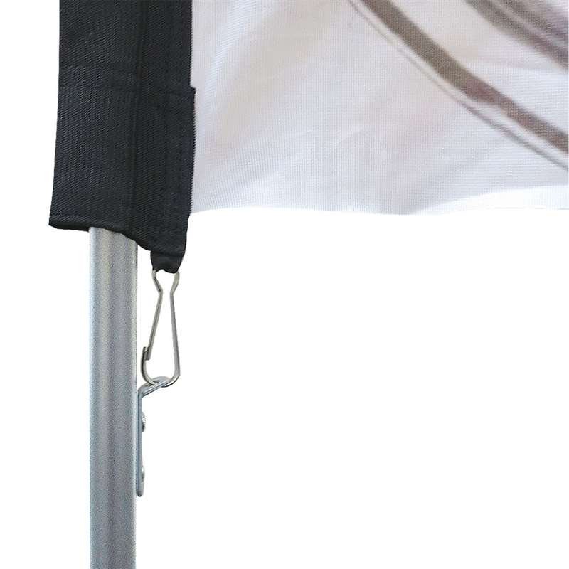 Beachflagga, utomhusbågflagga, aluminiumstång, stor (utan fot och flagga) #6