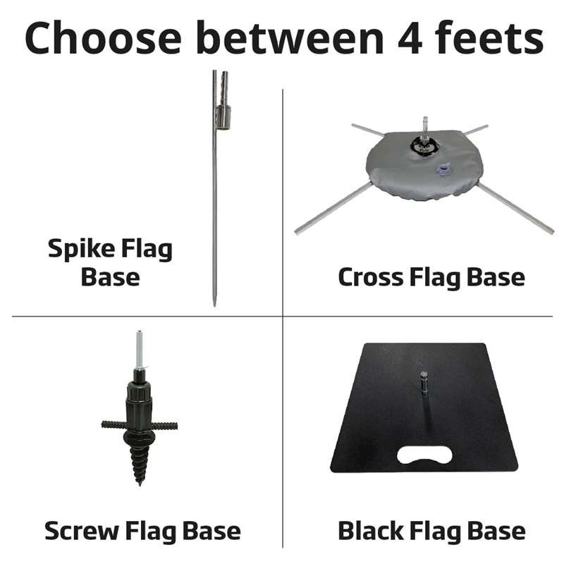 Black Flag Base, bas för beachflaggaa #9