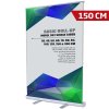 Basic Roll-up enkelsidig - 150x200 cm - silver #1