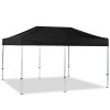Eventtält Lux, 3 x 6 m, alu/silver med svart topp #1