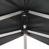 Eventtält Lux, 4 x 4 m, alu/silver med svart topp #8