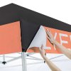Eventtält Lux, 3 x 3 m, alu/silver med svart topp #9