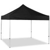 Eventtält Lux, 3 x 3 m, alu/silver med svart topp #1