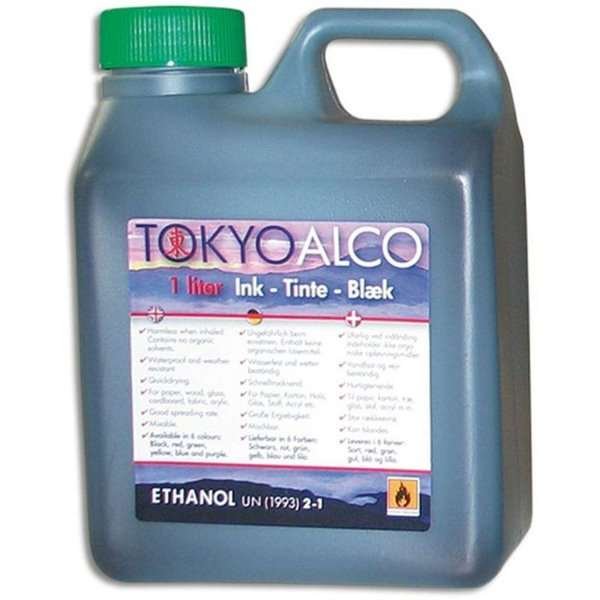 Tokyo Alco Sign Ink - 1L Grön