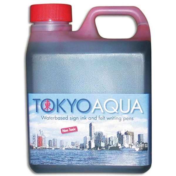 Tokyo Aqua Sign Ink - 1L Röd