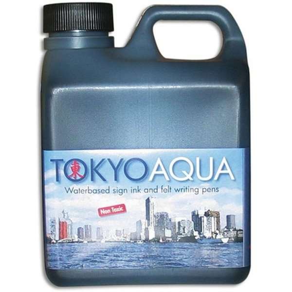 Tokyo Aqua Sign Ink - 1L Svart