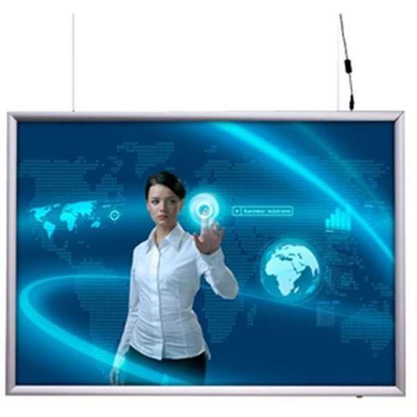 LED-ljusram Dubbelsidig - Horisontell 50x70cm #1