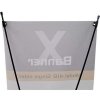 X-Banner 55x150cm utan banderoll och tryck - Svart #2