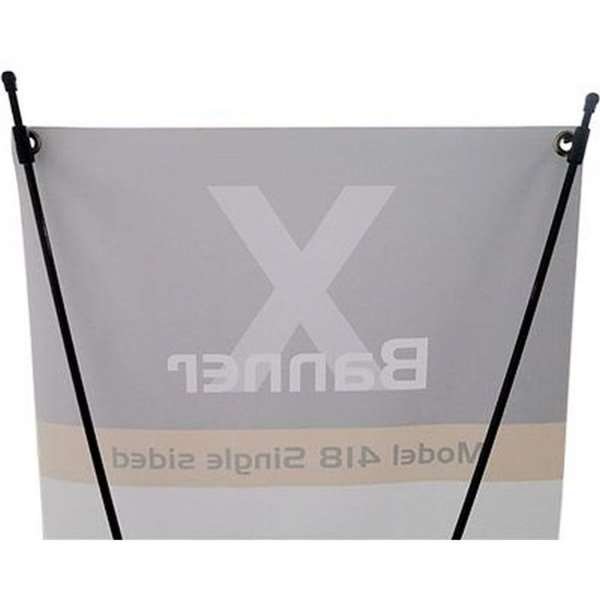 X-Banner 55x150cm utan banderoll och tryck - Svart #2