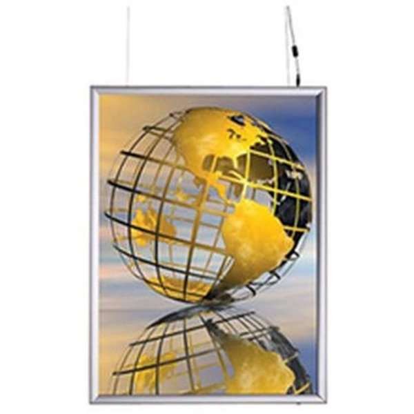 LED-ljusram Dubbelsidig - Vertikal A4 #1
