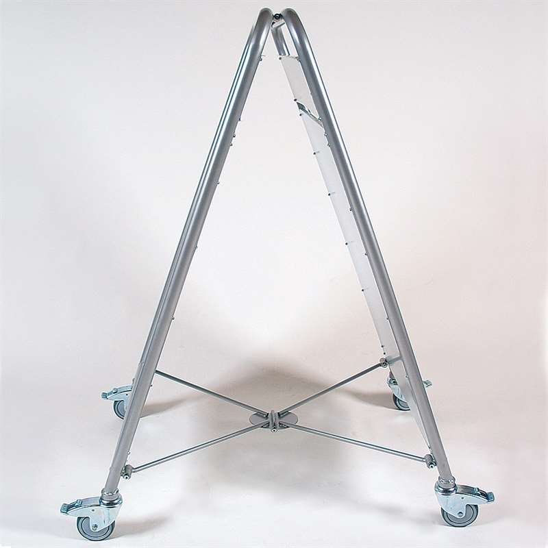 Expo Sign Lux Gatupratare med 4 hjul - 50x70 cm - silver #4